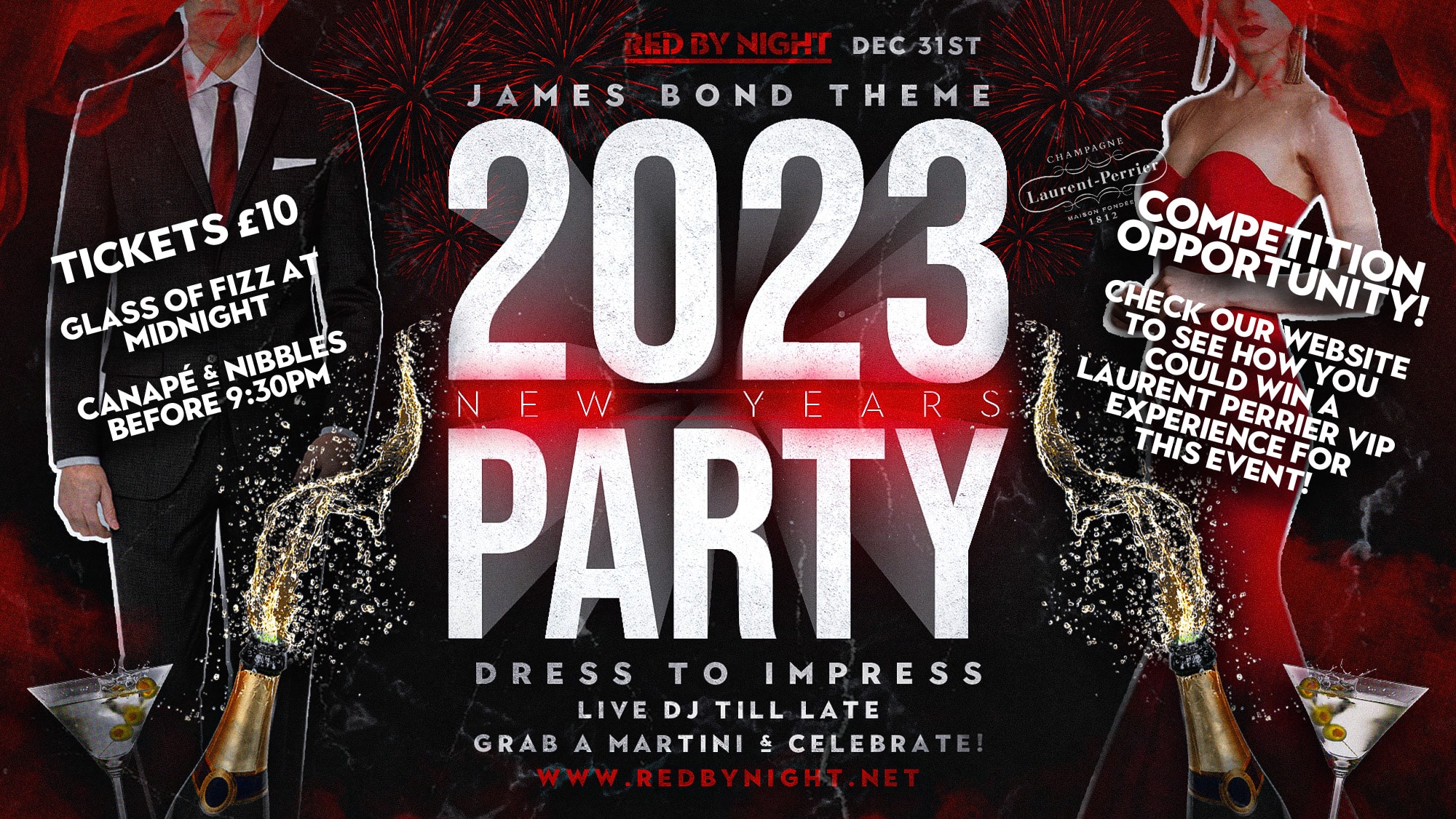 New Years 2022 James Bond theme updated